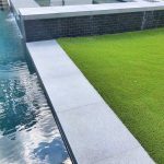 Pavimento in pietra sinterizzata Villetta con piscina Houston