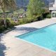 Lastre in pietra sinterizzata L'ALTRA PIETRA Colosseo Barge in 2 cm di spessore villa con piscina Bolzano